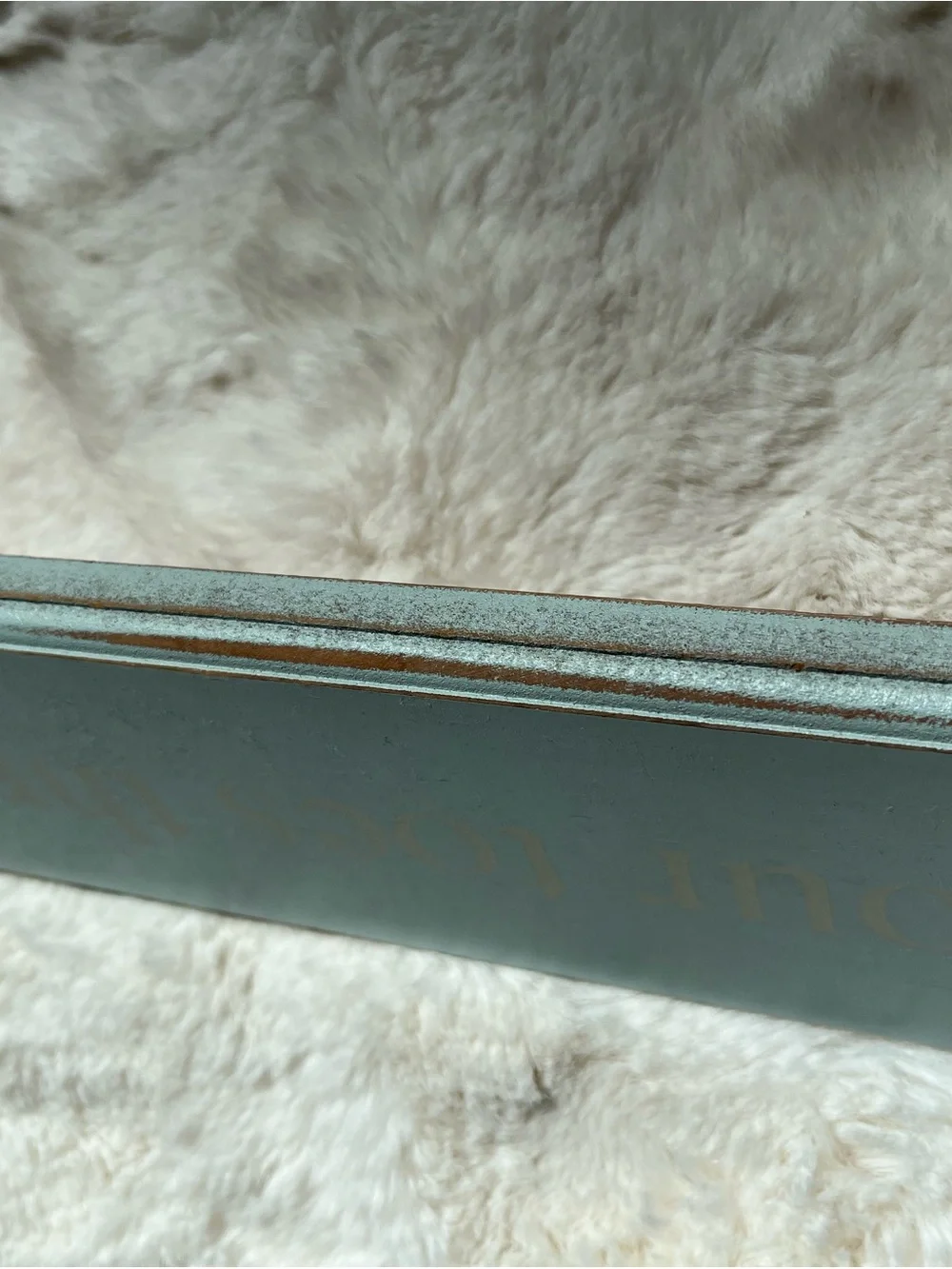 “Run your toes through the sand!” Light Blue Coastal Wall Sign